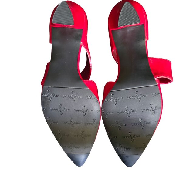 Easy Street Womens Red Patent Leather Heels Size 8 quiet luxury - Picture 2 of 10